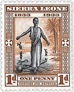 Sierra Leone 1933 William Wilberforce anti slavery.jpg
